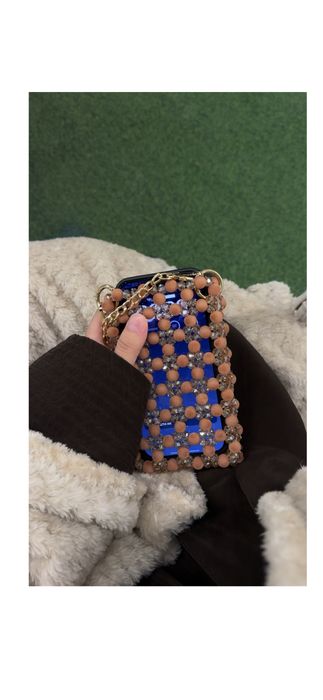 Сумка из бус ручная работа