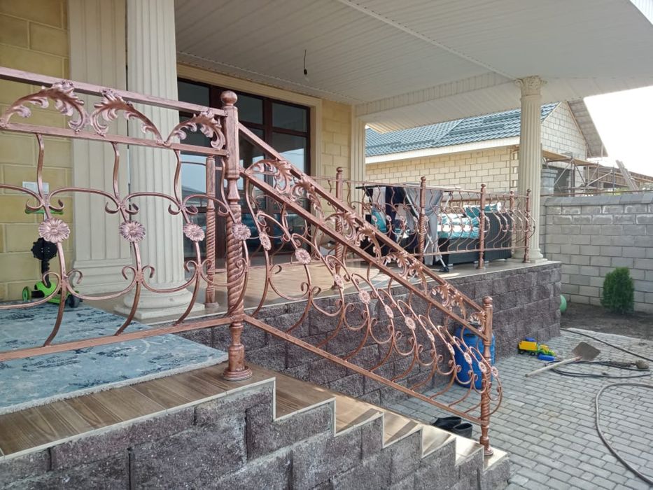 Ворота откатные решетки навес