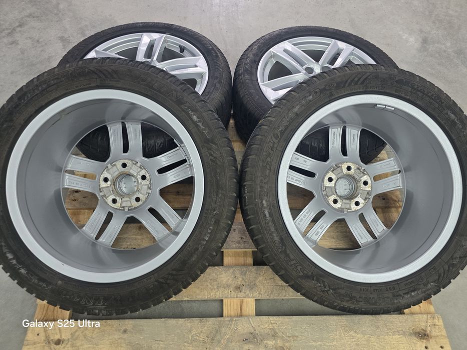 Лети джанти 17ки 5х112 Audi + зимни гуми 225/50/17 Dunlop
