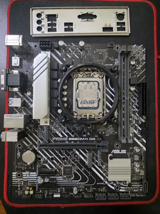 Комплект Asus B660M- K D4+ I5 12400F. Возможен обмен. Доставка.