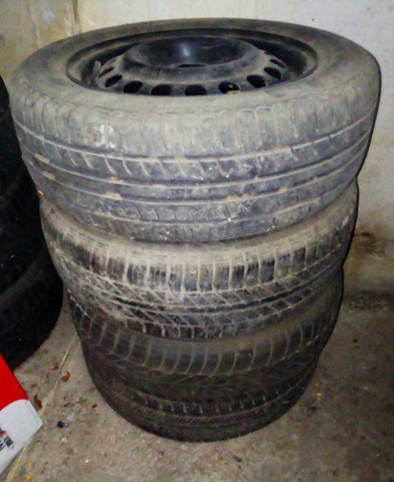 зимни гуми употребявани 14 цола с джанти за Опел АСТРА