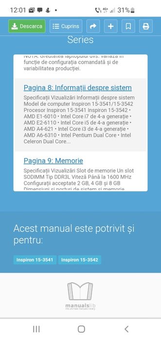 Leptop Dell Inspiron