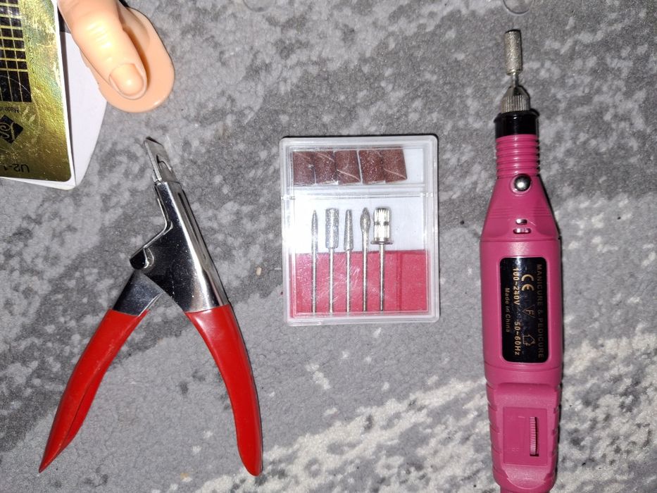 Vand Tipsuri unghii, Sabloane constructie, Cleste, Freza