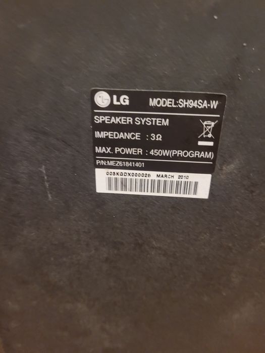 Boxa  LG negru buna