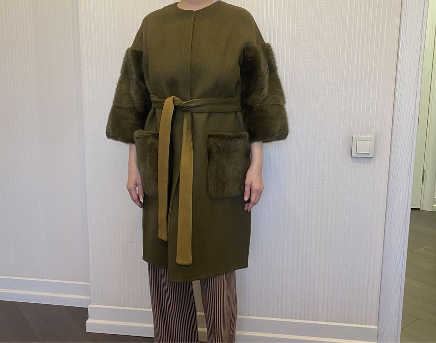 Пальто из альпаки