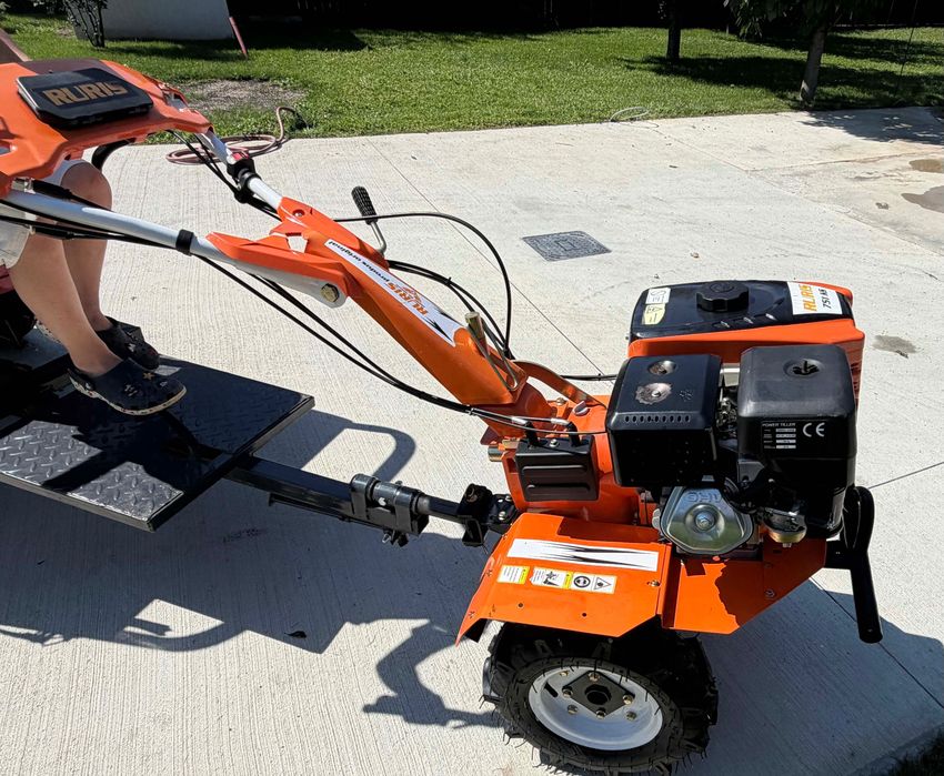 Motocultor RURIS 751KS cu remorca ROTAKT stare impecabila!