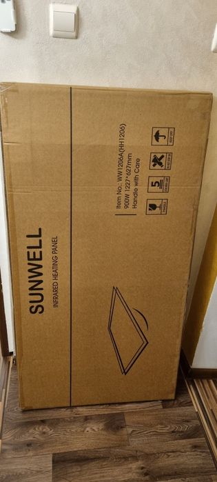 Pachet panou radiant încălzire SUNWELL SW10900W 8-16 MP cu term progra