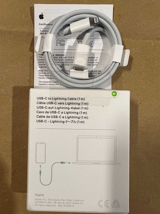 5 Cablu/Adaptor incarcator 20W iPhone 6 7 8 X 11 12 13 Lightning