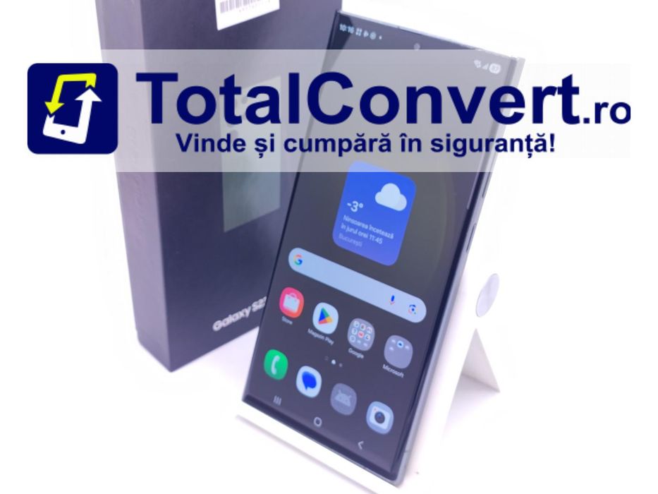 Samsung S23 Ultra 256GB Black 12GB Dual, Garantie 24 luni | #D90760