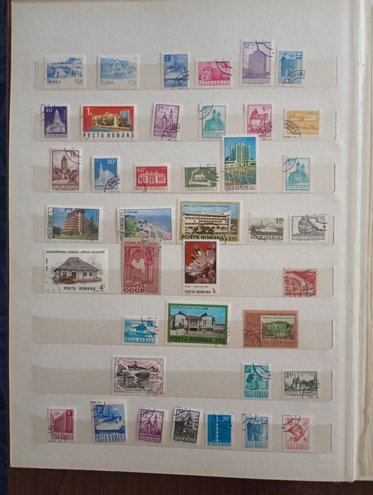 Colecție de timbre vechi – cadou ideal de sărbători