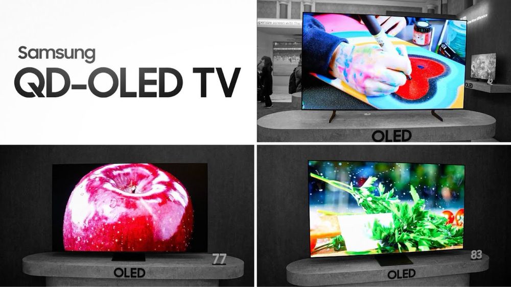Телевизор Samsung QD OLED 4K 77S90D 77"95D  от 144 Гц до 240Гц