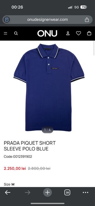 Tricou Prada Polo