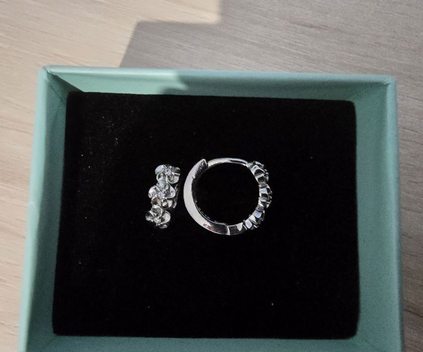 Сребърни обеци и пръстени