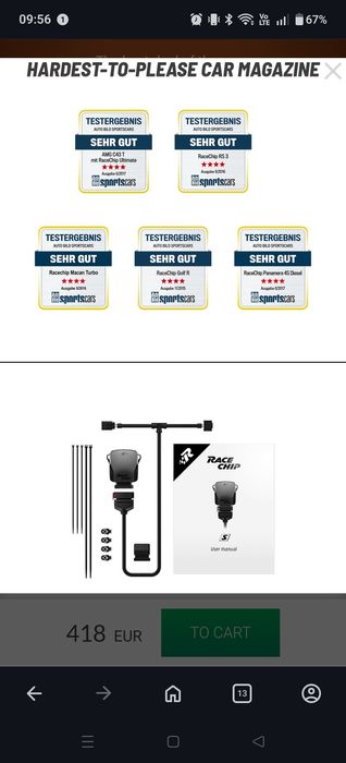RaceChip S + XLR5 pentru Ford Focus 3.5 -2.0 Diesel