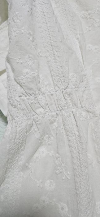 Рубашка белая кружевная