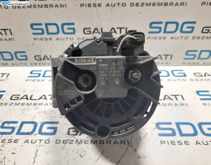Alternator Bosch Dacia Sandero 2 1.6 K7M 2012 - Prezent Cod 8200438148 0124415038 [N0200]