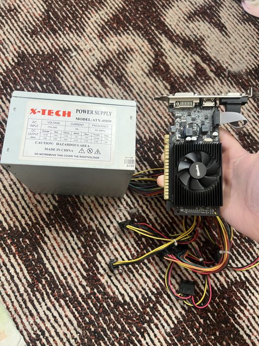 VideoKarta210 +Blok pitanya 450wat sotiladi