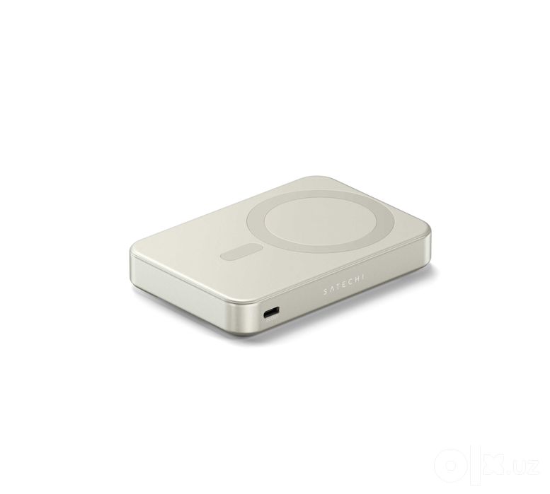 ( Повербанк с подставкой Qi2 10K Magnetic Power Bank Sand