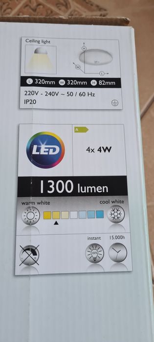 Lampa cu senzor Philips MYLIVING MAUVE PIR 16W 62234/31/P0 -2buc