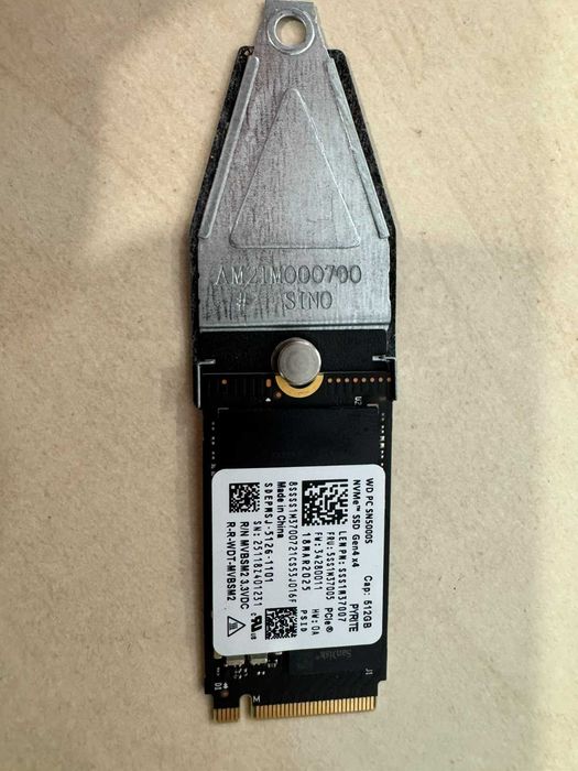 SSD M2 WD 512 GB PC SN5000S,  PCIe 4.0 x4, NVMe