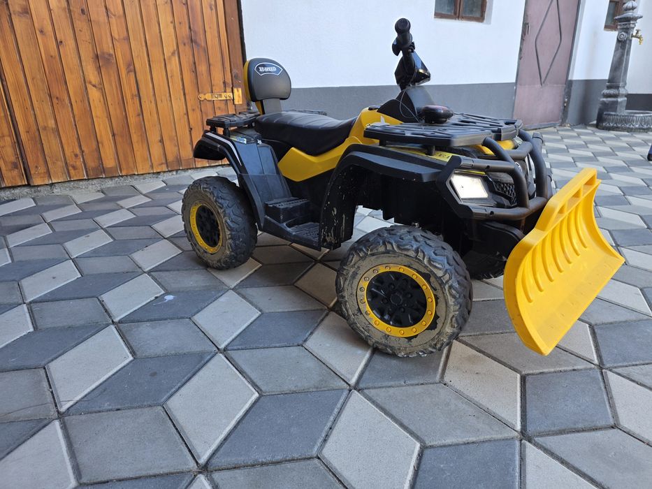 ATV electric copii XT-Speed 24V + lamă zăpadă – 900 lei