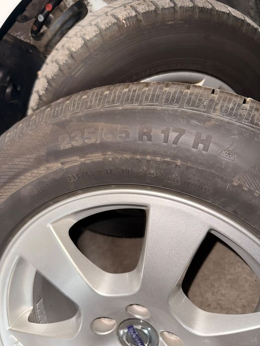 Jante volvo c x 60  cu cauciucuri continental  rulate 1000 k.m