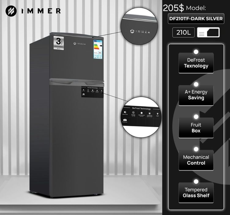 IMMER холодильник 190$