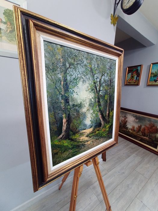 Автентичен горски пейзаж (западна германия)