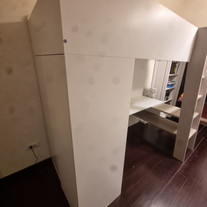 Birou+pat suspendat+dulap haine