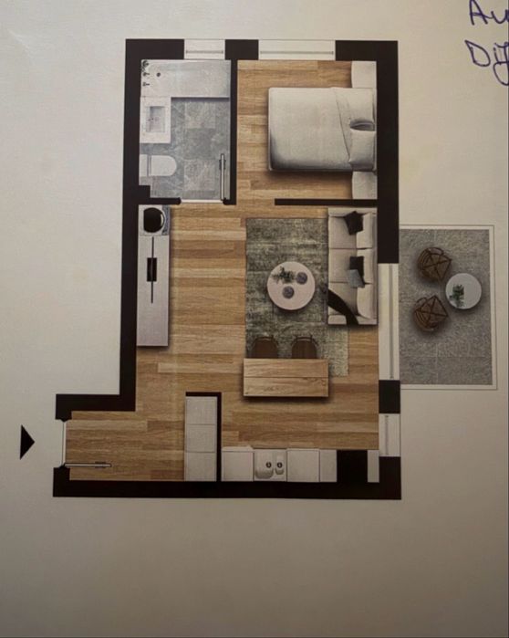 Apartament 2 camere tip studio Class Park Târgoviști