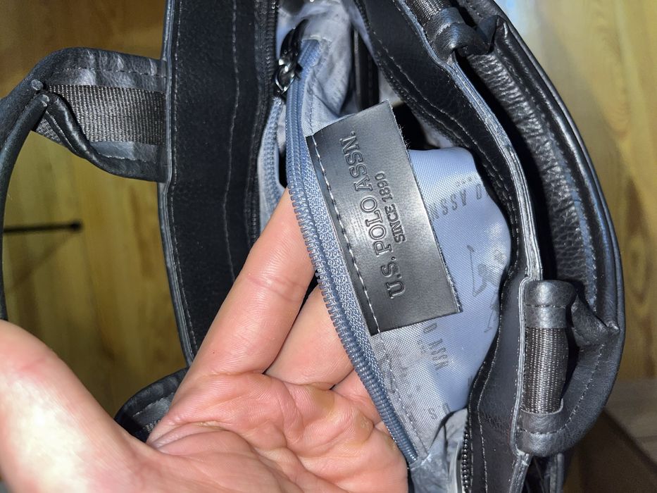 Кожаная сумка, барсетка оригинал U.S.Polo Assn.