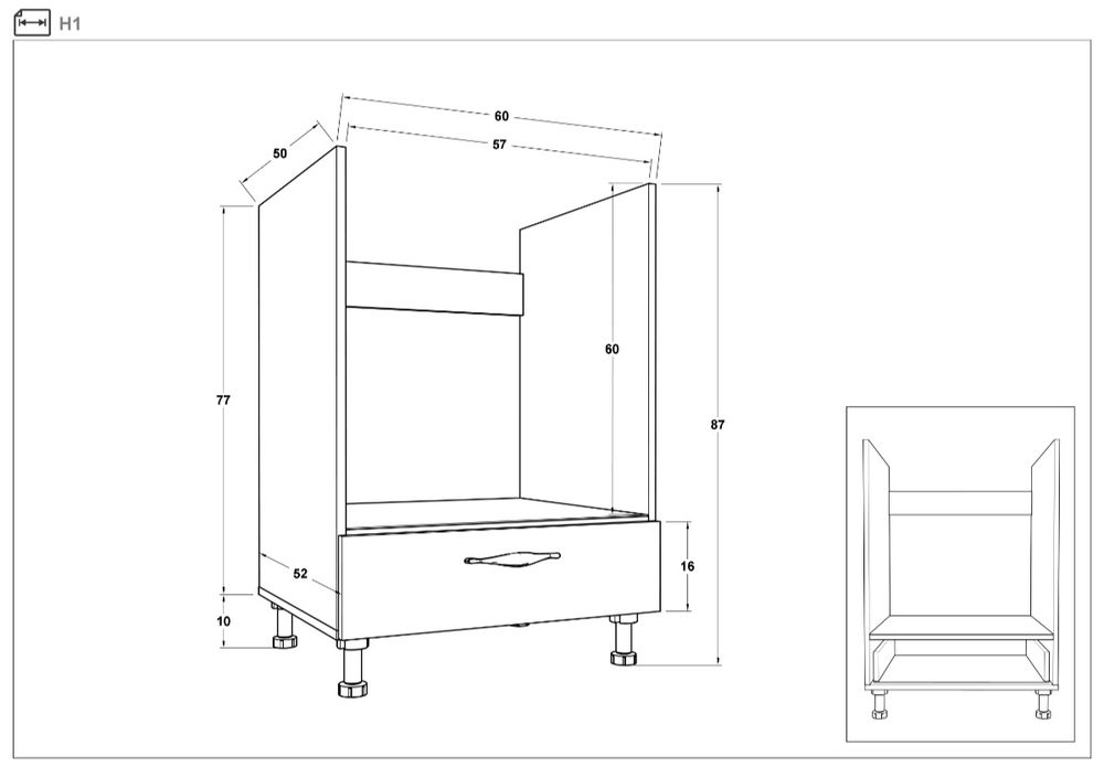 Съдомиялна Finlux + шкаф "Виденов"