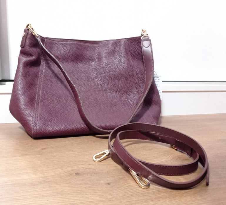 Нова дамска чанта, бордо