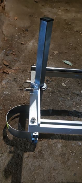 Ръководство за верижен трион, преносима спомагателна скоба за рязане н