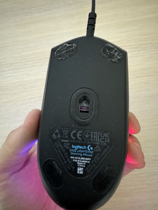Продам Logitech G102 Lightsync черный