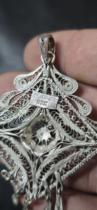 Pandant argint Grecia filigran