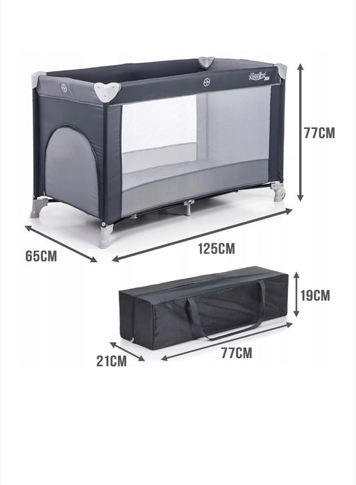 Patut pe roti pliabil Ideal Travel, Design solid si elastic, gri