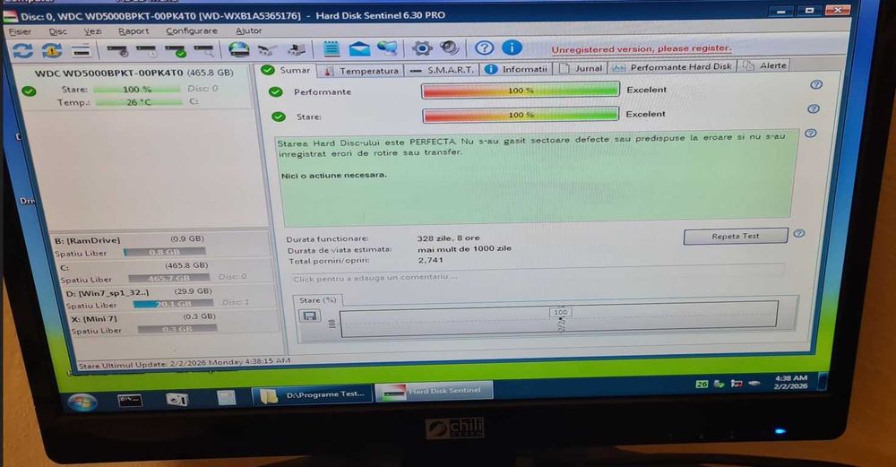 16.HDD Hard Disk Laptop WD Black 500Gb 5400Rpm 16MB SATA 2