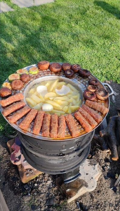 Disc gratar 50cm cu oala