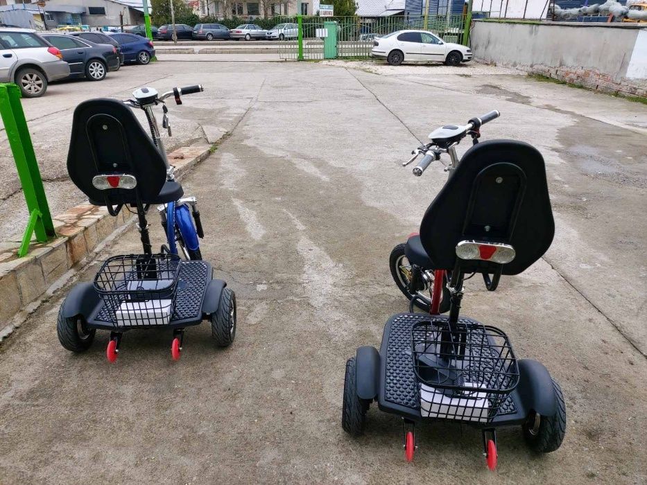 Електрическа Триколка модел A3+ Blue 1200W (задно предаване)