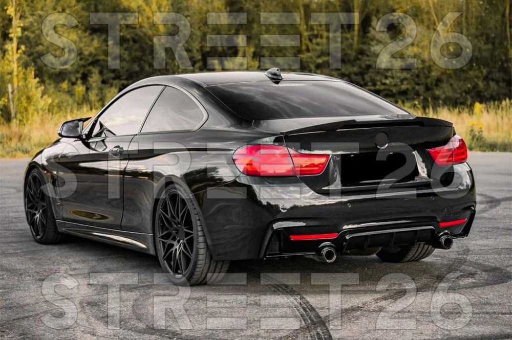 Difuzor BMW Seria 4 F32 F33 F36 (2013-2021) Negru Lucios 435i 440i