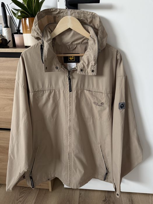 Geaca JACK WOLFSKIN Drumetie Outdoor Crem Bej Barbati | Marime XXXL