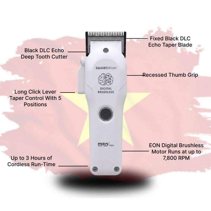 MRD – Машинка за подстригване в бяло (Light)