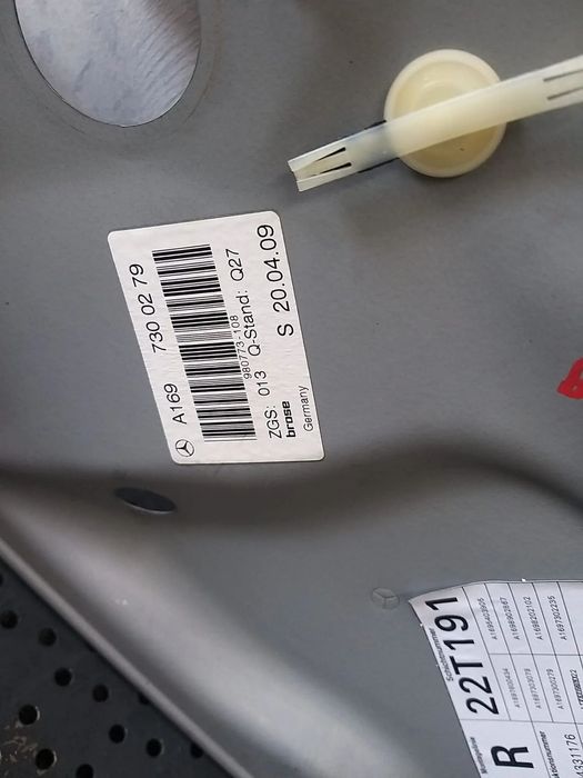 Macara manuala geam dreapta spate mercedes a class w169 a1697300279