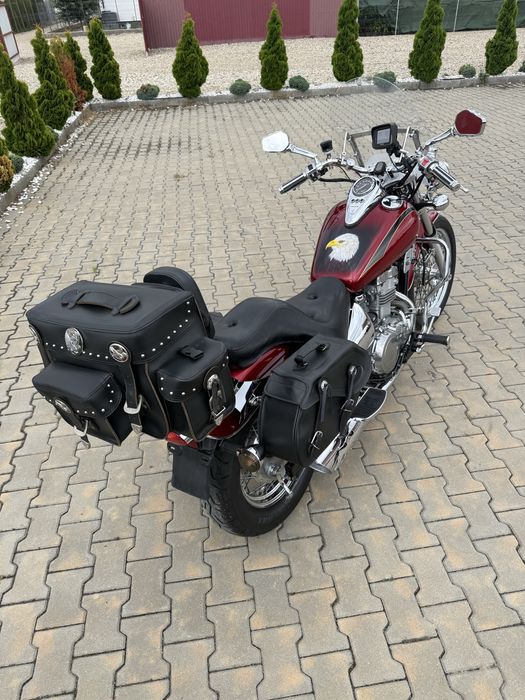 KAWASAKI EN500 PERMIS A2 MODEL UNICAT+EXTRA CROM+SIDE CASE+TOP CASE 46 cai navigatie impecabil pt pretentiosi recent adus din Germania km reali+carte