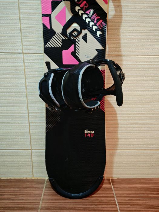 Placa snowboard 150 Drake -legaturi boots Burton