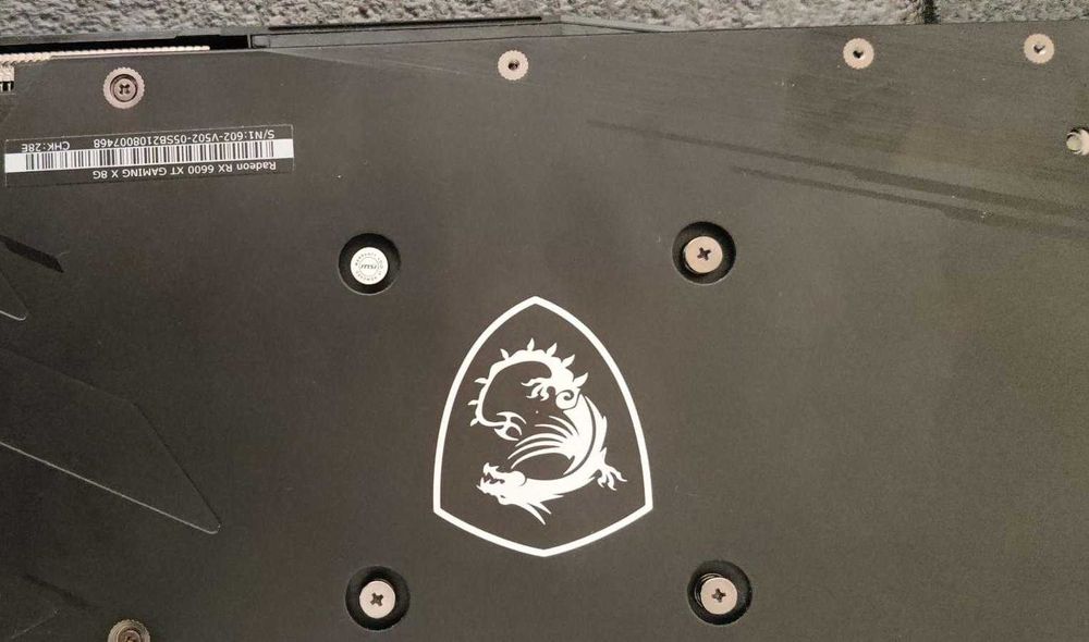 placa video MSI TRIO X RX 6600xt