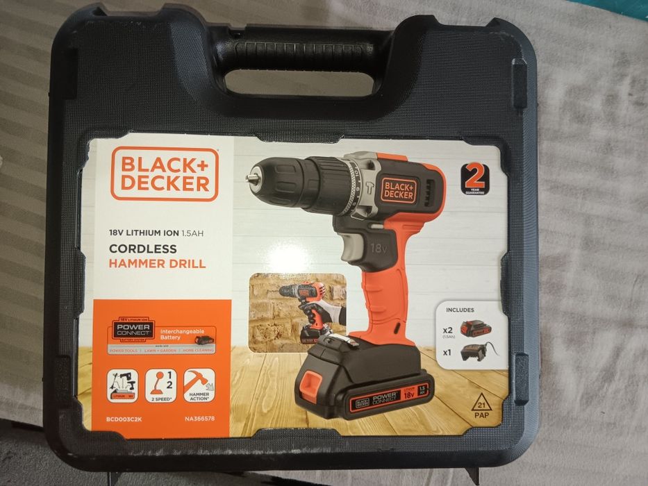 Винтоверт black and decker 18v
