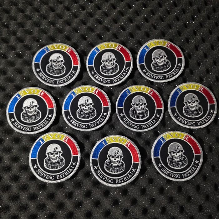 Patch-uri, embleme,personalizare prin broderie la comandă (velcro)