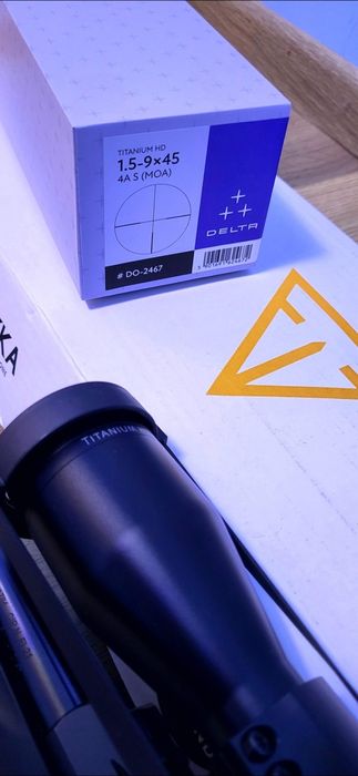 Luneta Delta Titanium 1,5x9x45  vând sau schimb cu AIMPOINT micro h2